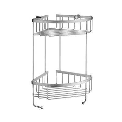 Douchekorf Smedbo Sideline Hoek Dubbel 19,5×19,5 cm Mat Chroom