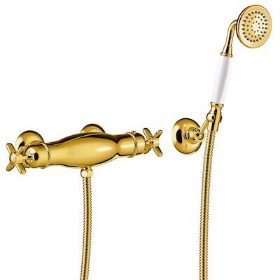 Douchemengkraan Tres Clasic Incl handdouche Goud
