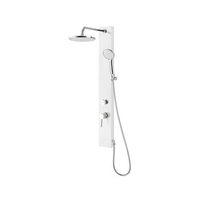 Douchepaneel Sapho Figa 105×12.5 cm met Mengkraan Wit