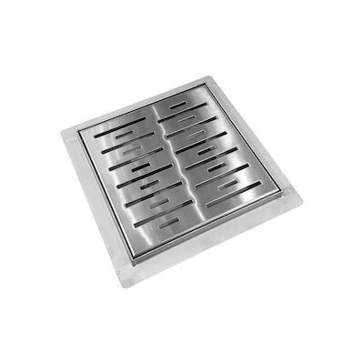 Doucheput Best Design N-Square met Flens 20x20x7.7cm RVS