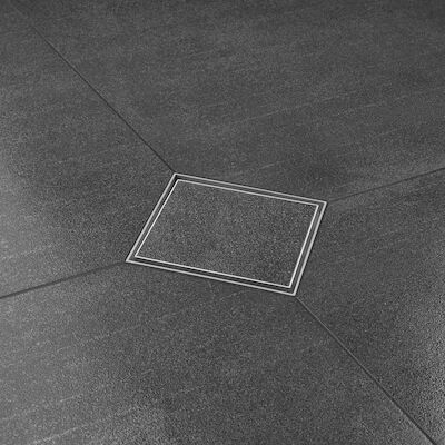 Doucheput Easy Drain Aqua 15x15cm rooster Tegel MSI-3
