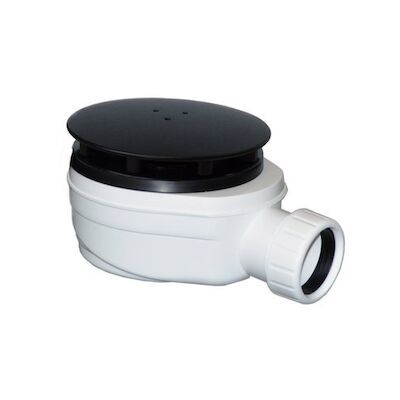 Doucheput Sapho Lina Rond Met Zijuitlaat 9 CM Mat Zwart