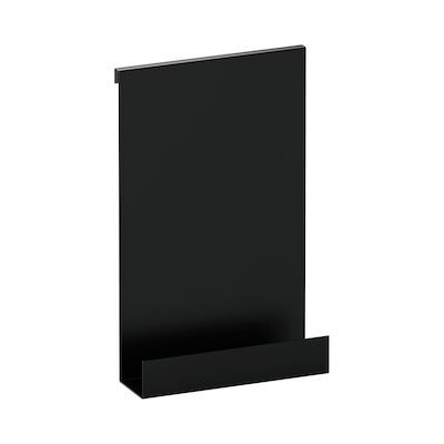 Doucherek Brauer Black Edition Hangend met Glasklem Mat Zwart