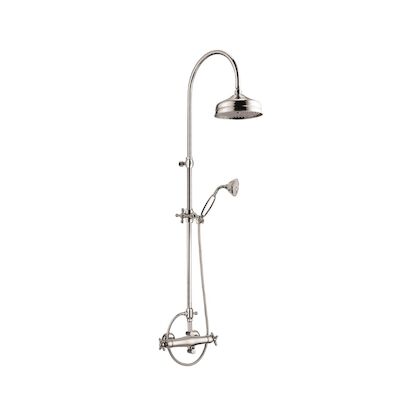 Doucheset Sanimex Giulini Thermostatisch Incl. Douchegarnituur Hoofddouche Ø 20cm Chroom