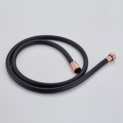Doucheslang BWS Copper Pro Geborsteld Koper Zwart 150 cm