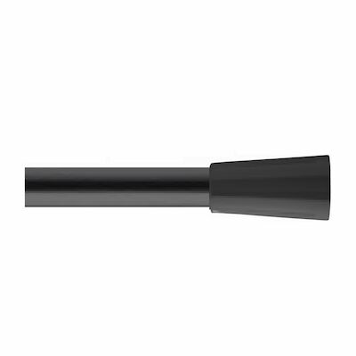 Doucheslang Hotbath Cobber Argenta 150 cm Mat Zwart