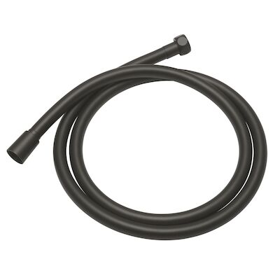 Doucheslang Qisani Flow anti-twist 150 cm Geborsteld Mat Zwart