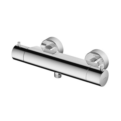 Douchethermostaat Hotbath Cobber Onderaansluiting 2-knop Chroom