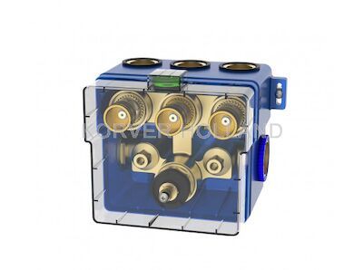 Douchethermostaat Inbouwbox BWS Caral Klik Pro 3-weg