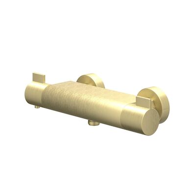 Douchethermostaatkraan IVY Pact Opbouw Cooltouch Geborsteld Mat Goud PVD
