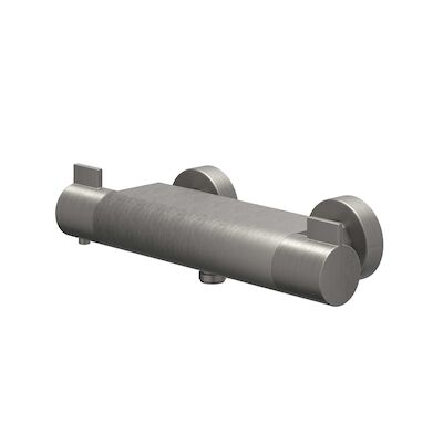 Douchethermostaatkraan IVY Pact Opbouw Cooltouch Geborsteld Metal Black PVD