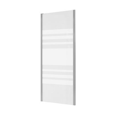 Douchewand Allibert Laja 86,5-89 x 200 cm Gelijnd Chroom