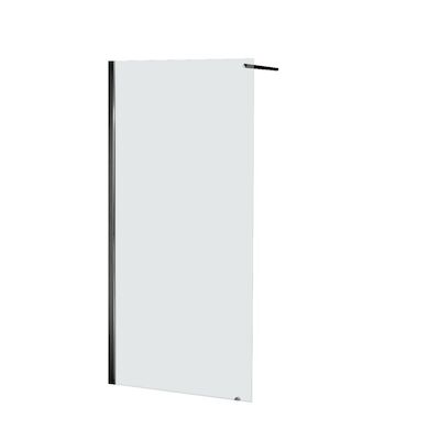 Douchewand Allibert Walk-In Lago 87-90×195 cm Zwart
