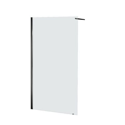 Douchewand Allibert Walk-In Lago 97-100×195 cm Zwart
