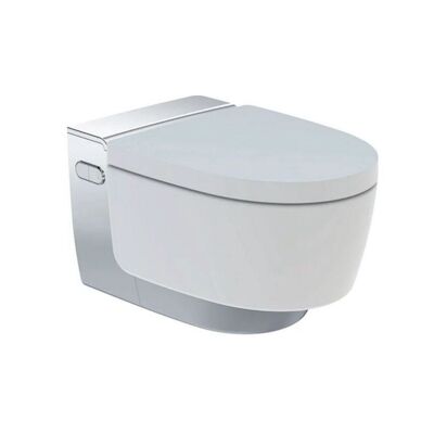 DoucheWC Geberit AquaClean Mera Classic | Geurafzuiging | Luchtdroging | Ladydouche | Softclose | Glanschroom