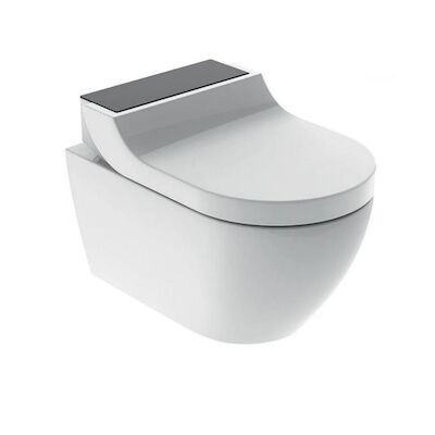 DoucheWC Geberit AquaClean Tuma Comfort | Rimfree | Glas Zwart