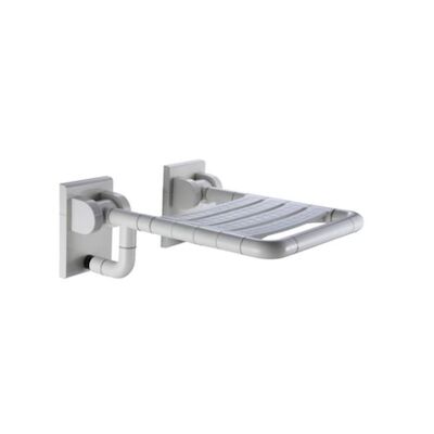 Douchezitting BWS Opklapbaar 33.5×32 cm Kunststof Wit