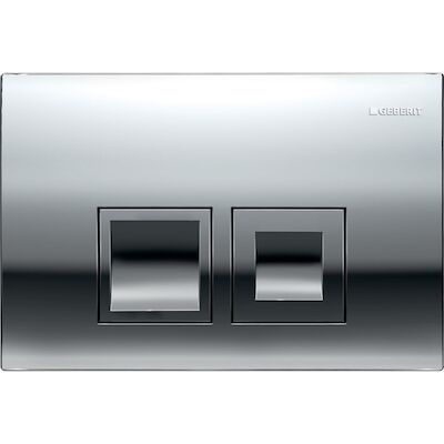Drukplaat Geberit Delta 35 DualFlush Frontbediening Chroom