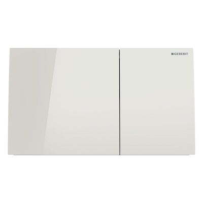 Drukplaat Geberit Sigma 70 Frontbediening 2-toets Glas Zandgrijs