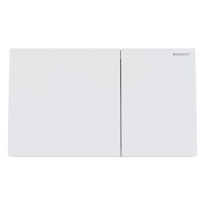 Drukplaat Geberit Sigma 70 Frontbediening 2-toets RVS Mat Wit