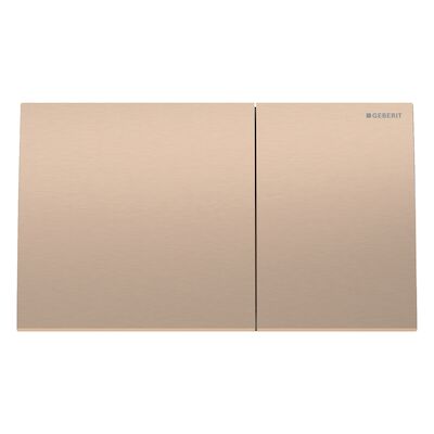 Drukplaat Geberit Sigma 70 Frontbediening 2-toets RVS Roodgoud