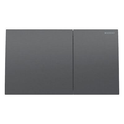 Drukplaat Geberit Sigma 70 Frontbediening 2-toets RVS Zwart Chroom
