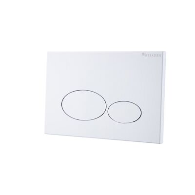 Drukplaat Voor Inbouwreservoir Wiesbaden X32 Metal Mat Wit
