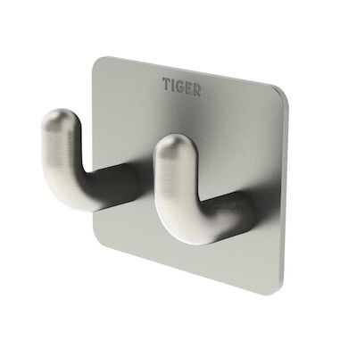 Dubbele Haak Tiger Pinky Metaal RVS