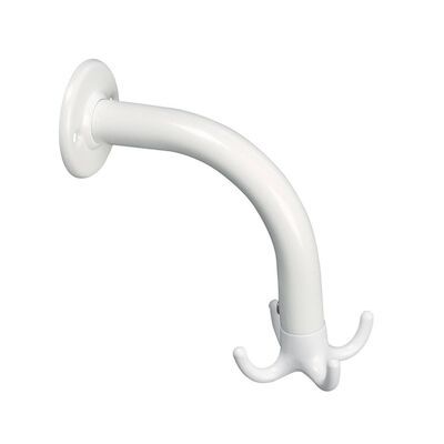 Dubbele Handdoekhaak Sapho Aqualine 13.5×14.8 cm Wit