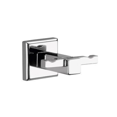 Dubbele Handdoekhaak Sapho Colorado 6.5×6.5 cm Chroom
