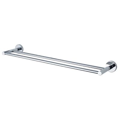 Dubbele Handdoekhouder Haceka Kosmos 80 cm Chroom