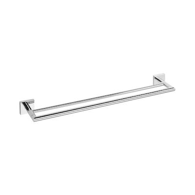 Dubbele Handdoekhouder Sapho X-Square Hangend 65×5.5 cm Chroom