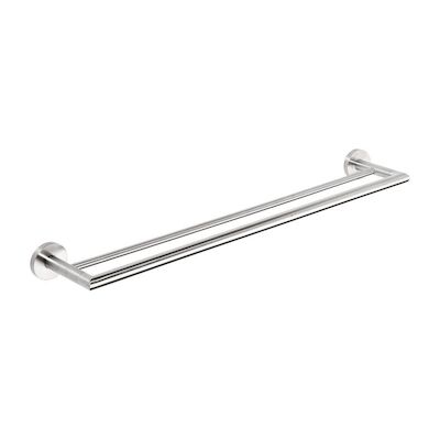 Dubbele Handdoekhouder Sapho X-Steel Hangend 65×5.5 cm Geborsteld RVS