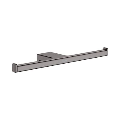 Dubbele Toiletrolhouder HansGrohe AddStoris Geborsteld Zwart Chroom