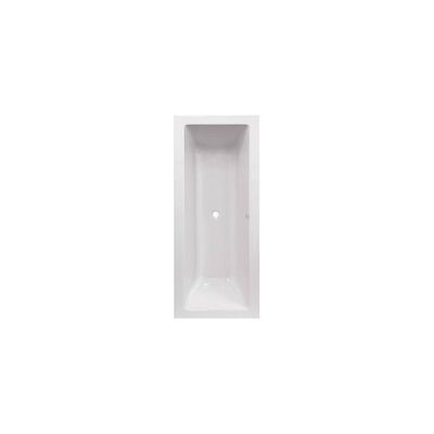 Duo Ligbad Plieger Tube Acryl 190x80x50 cm Wit