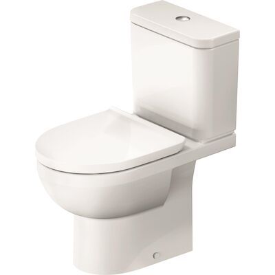 Duoblokpot Duravit No.1 Diepspoel Rimless Zonder Reservoir 36.5×65.5x42cm PK Hoogglans Wit