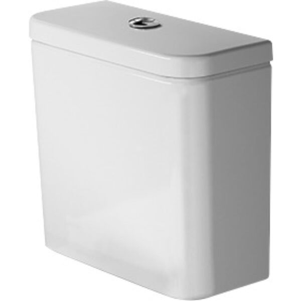 Duoblokreservoir Duravit No.1 Met Binnenwerk Met Aansluiting Links 6L Dualflush Hoogglans Wit