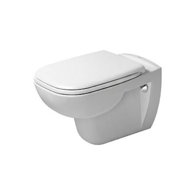 Duravit D-Code Wandcloset Pack Diepspoel En Softclose Closetzitting 35.9×54.5×40.5 cm Keramiek En Duroplast Wit