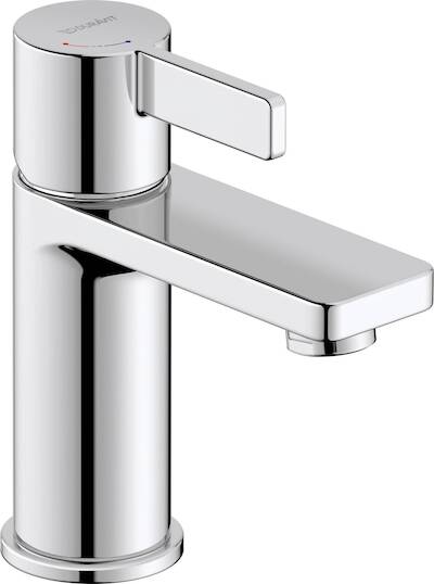 Duravit D-Neo EcoStart wastafelmengkraan zonder waste Chroom