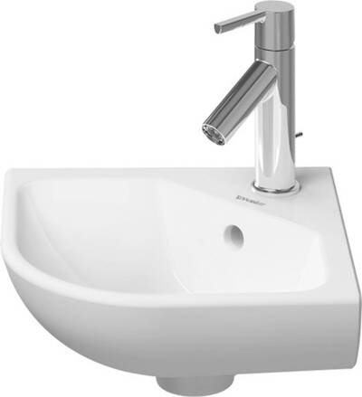 Duravit ME by Starck Hoeckfontein 43,5×38 cm Mat Wit