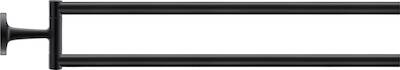 Duravit Starck T Handdoekhouder 46,5x8x5 cm Mat Zwart