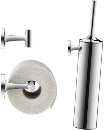 Duravit Starck T toilet accessoireset chroom
