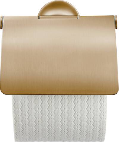 Duravit Starck T toiletrolhouder met klep 12,5×8,3×13,1cm brons geborsteld
