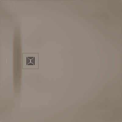 Duravit Sustano Douchebak 100x100x3 cm Mat Greige