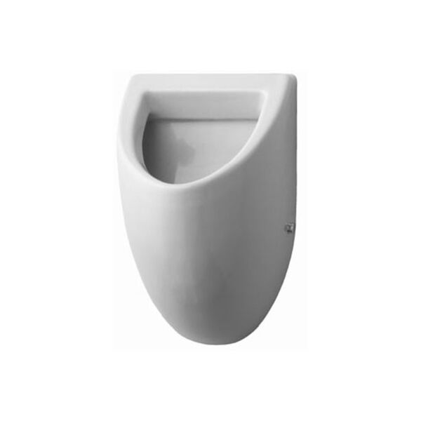 Duravit Universeel Fizz Urinoir 30.5×28.5×50 cm Achter Inlaat Glanzend Keramiek Wit