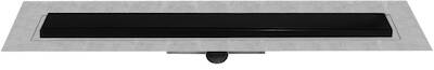 Easy Drain Compact TAF Modulo Design douchegoot 80 cm met Rooster Zero+ Zwart