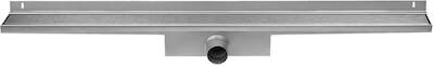 Easy Drain Compact Wall Zero afvoergoot 6×100 cm zijuitlaat RVS