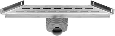 Easy Drain Multi trapezium goot 30×48,5×9,8 cm zij-uitlaat RVS