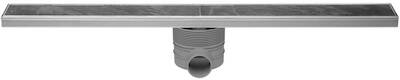 Easy Drain Tegeldrain tegel afv.goot 9,8x120cm.m/sifon(tgl.roosterd.12mm Rvs
