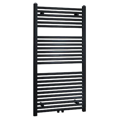 Elara sierradiator antraciet 1185×450 Middenonder Aansluiting